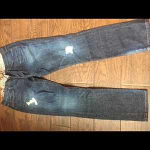 Rich & Skinny distressed skinny boyfriend jean